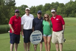 tmba golf tournament 2016 priority title sign group photo green